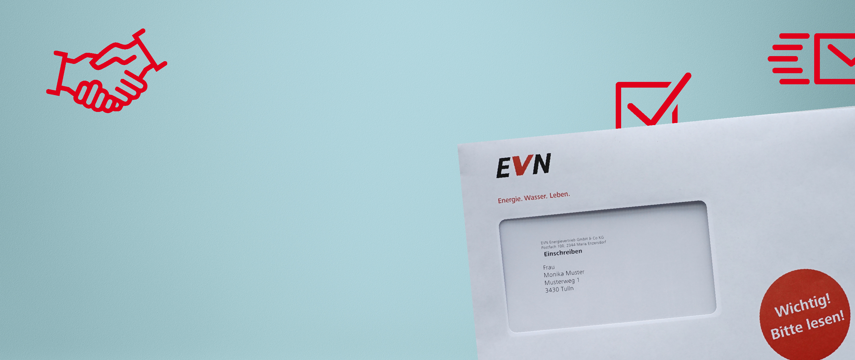 Sicher versorgt durch die EVN