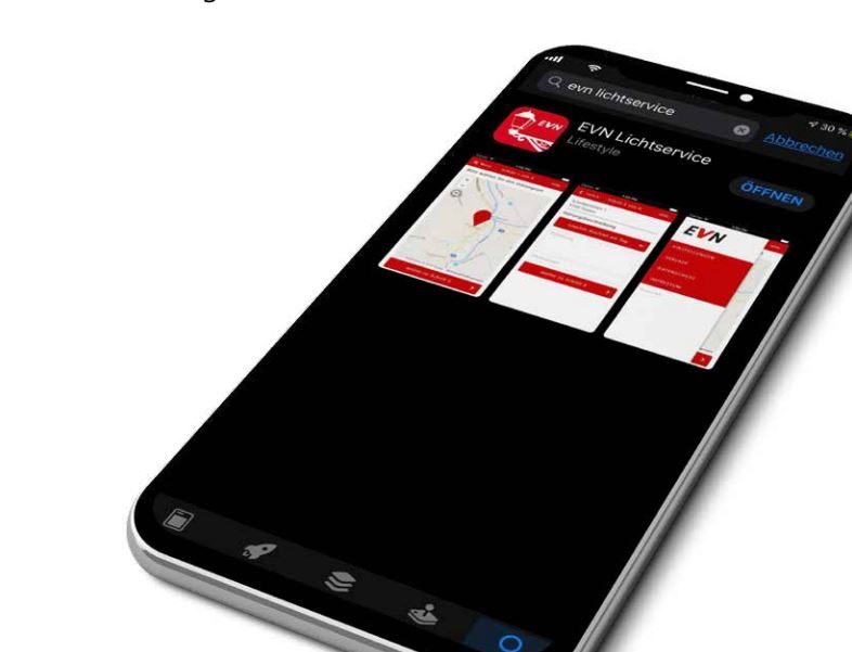 EVN Lichtservice Störmelde-App